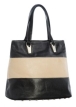 Кожаная сумка Eleganzza, цвет: черный+бежевый+темно-синий 00112830 2010 г инфо 2242w.
